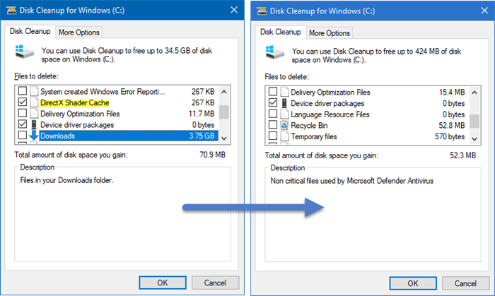 disc cleanup for windows 10 download